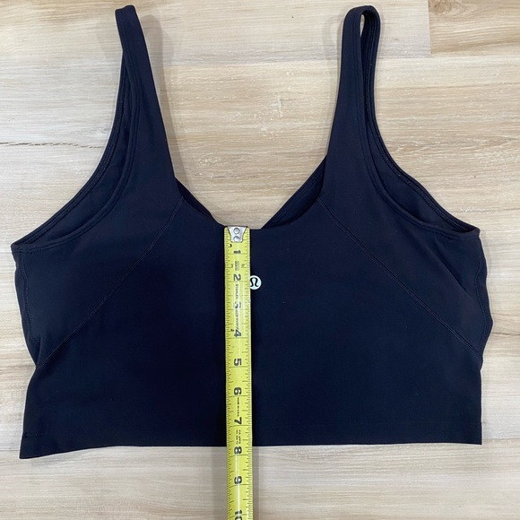 Lululemon Align Tank Top Black Gray Camo Athletic Crop Top Women’s Size 14 - Picture 8 of 10